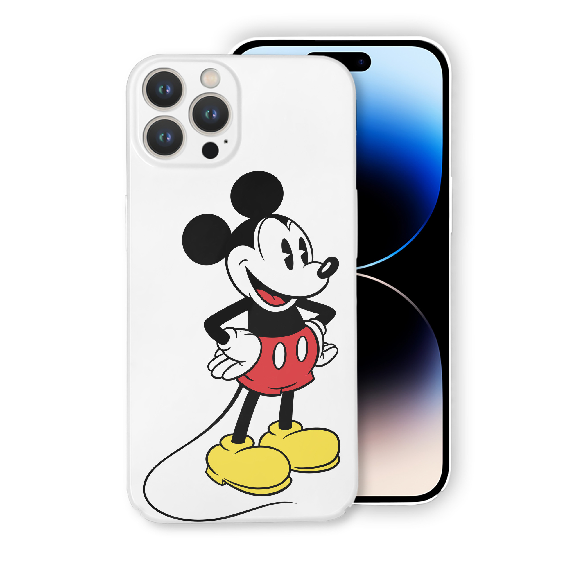 （画像用） ミッキーマウス Mickey Mouse 【iPhone 14シリーズ対応】ハードケース